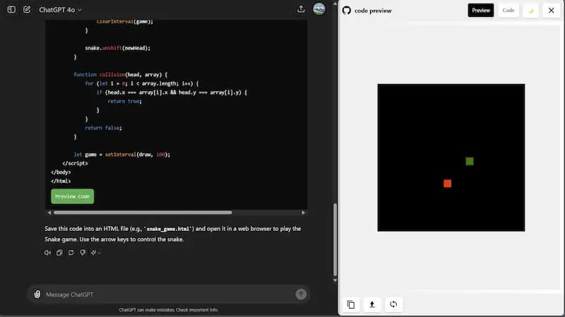 ChatGPT Code Preview|AI编程预览工具-皮皮网创