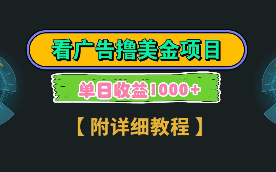 Google看广告撸美金，3分钟到账2.5美元 单次拉新5美金，多号操作，日入1千+-皮皮网创