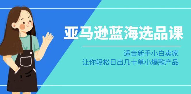 亚马逊-蓝海选品课：适合新手小白卖家，让你轻松日出几十单小爆款产品-皮皮网创
