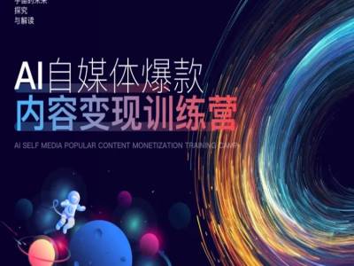 AI自媒体爆款内容变现训练营，20%底层逻辑，60%实操方法，20%案例拆解(即学即用)-皮皮网创