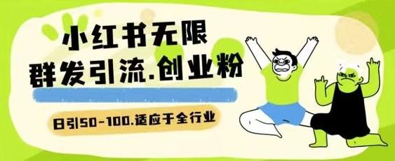 小红书一天引流一二百创业粉技术 可引全行业精准粉玩法【揭秘】-皮皮网创