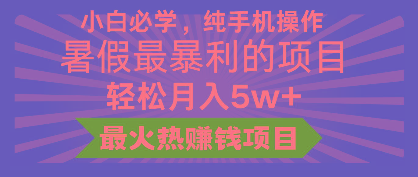 2024暑假最赚钱的项目，小红书咸鱼暴力引流简单无脑操作，每单利润最少500+-皮皮网创
