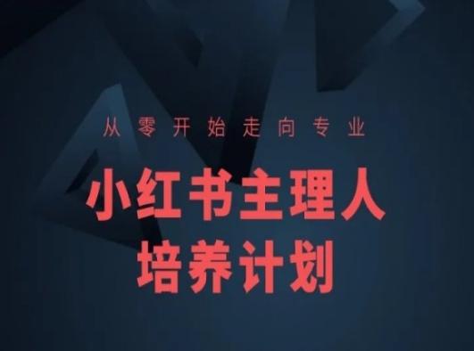 小红书课程简化版，从零开始走向专业，小红书主理人培养计划-皮皮网创