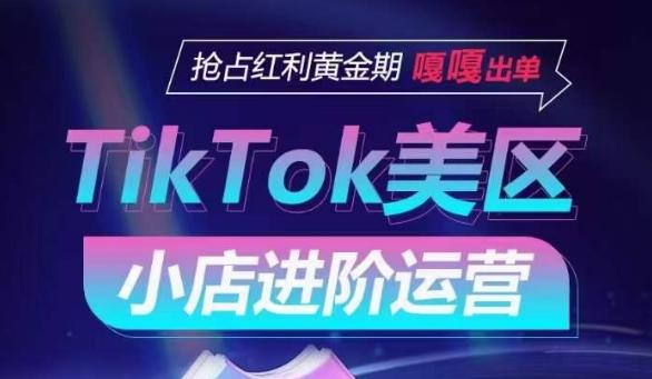 TikTok Shop美区小店进阶运营，抢占红利黄金期 嘎嘎出单-皮皮网创