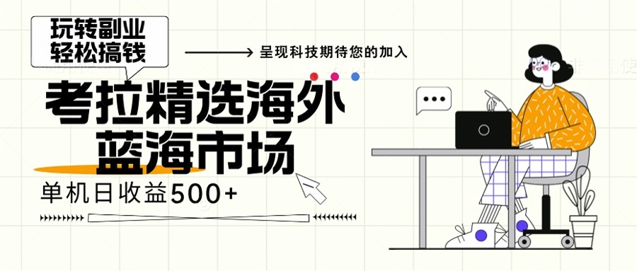 海外全新空白市场，小白也可轻松上手，年底最后红利-皮皮网创