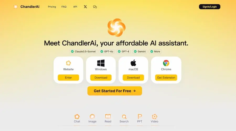 ChandlerAi｜综合性人工智能助手平台 提供多种AI服务-皮皮网创