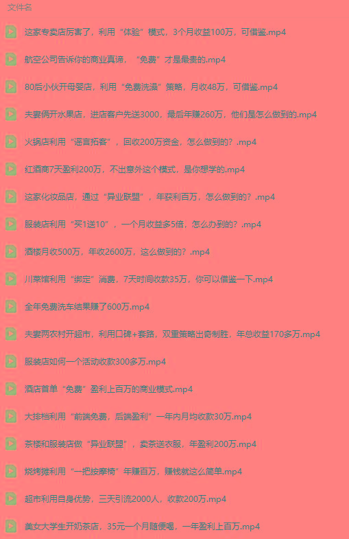 图片[5]-(9607期)真实有效391套商业模式，年入几十到几百万案例解析(电子书+视频+图文)-皮皮网创