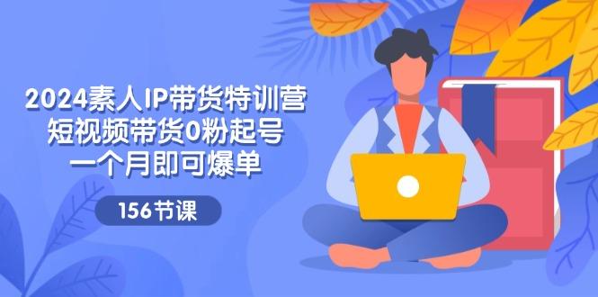 2024素人IP带货特训营，短视频带货0粉起号，一个月即可爆单(156节-皮皮网创