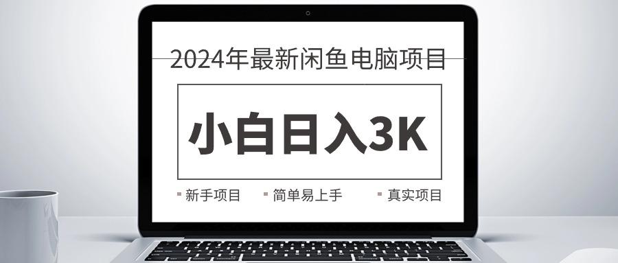 2024最新闲鱼卖电脑项目，新手小白日入3K+，最真实的项目教学-皮皮网创