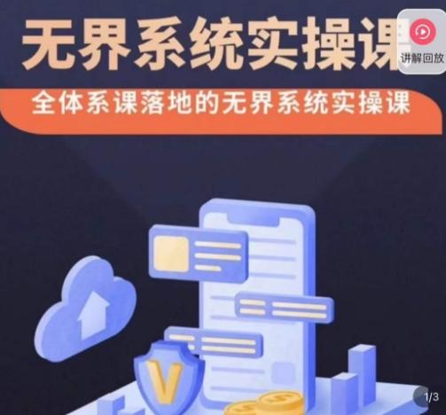 老衲·无界系统实操课，全体系落地无界改版后选择、出价、高投产做付费引流-皮皮网创