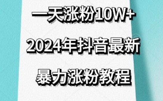 抖音最新暴力涨粉教程，视频去重，一天涨粉10w+，效果太暴力了，刷新你们的认知【揭秘】-皮皮网创