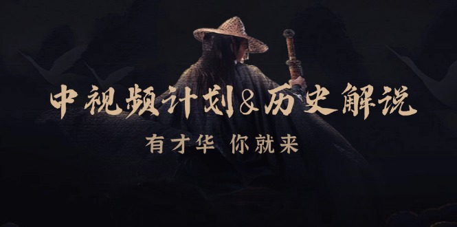 中视频计划历史解说，博主教你赚钱，涵盖素材、文案、音频、图像处理-皮皮网创