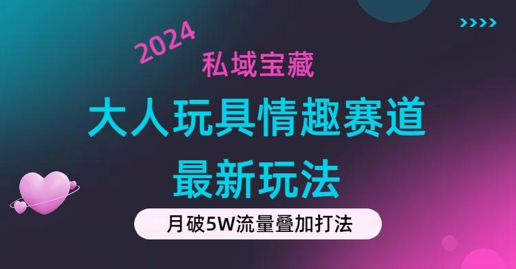 私域宝藏：大人玩具情趣赛道合规新玩法，零投入，私域超高流量成单率高-皮皮网创