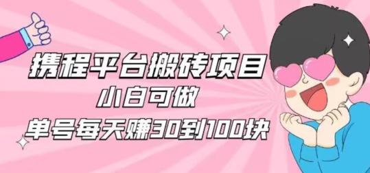 携程旅游搬砖新玩法，日入100+小白可直接上手-皮皮网创