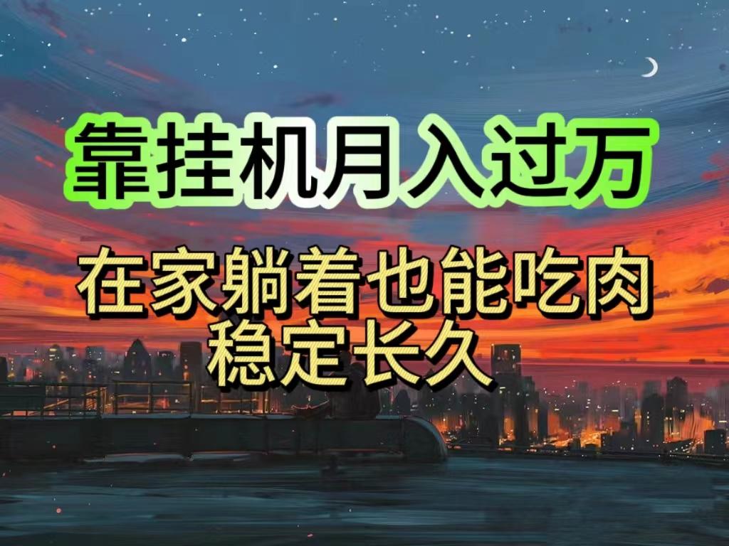 挂机项目日入1000+，躺着也能吃肉，适合宝爸宝妈学生党工作室，电脑手…-皮皮网创