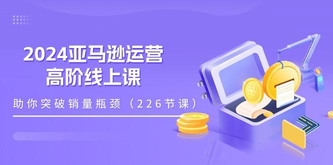 2024亚马逊运营-高阶线上课，助你突破销量瓶颈(228节课-皮皮网创