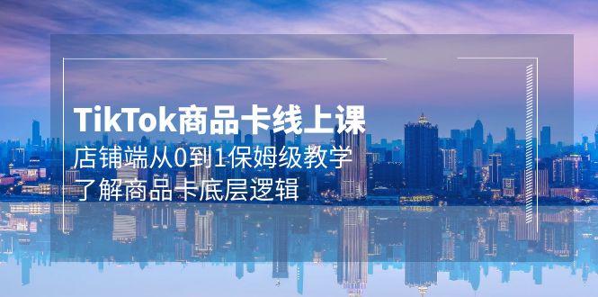 (9843期)Tk商品卡线上课，店铺端从0到1保姆级教学，了解商品卡底层逻辑(20节)-皮皮网创