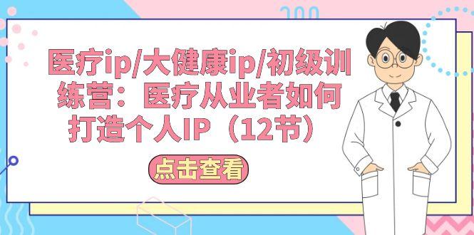 医疗ip/大健康ip/初级训练营：医疗从业者如何打造个人IP(12节-皮皮网创