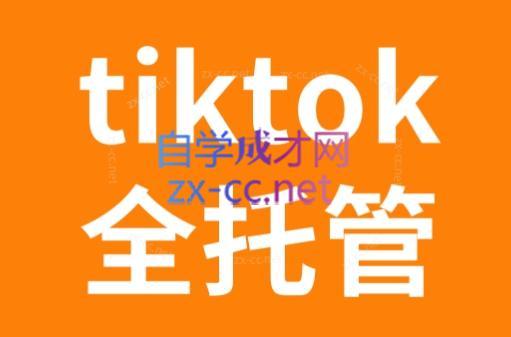 TikTok跨境电商全托管运营模式精品课-皮皮网创