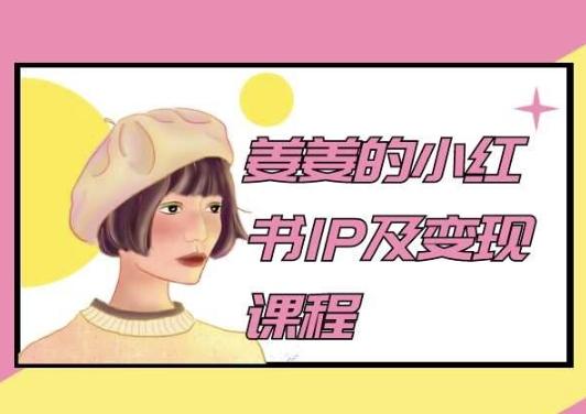 姜姜的小红书IP及变现课程，姜姜小红书2024-皮皮网创