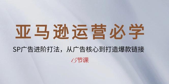 亚马逊运营必学： SP广告进阶打法，从广告核心到打造爆款链接-15节课-皮皮网创