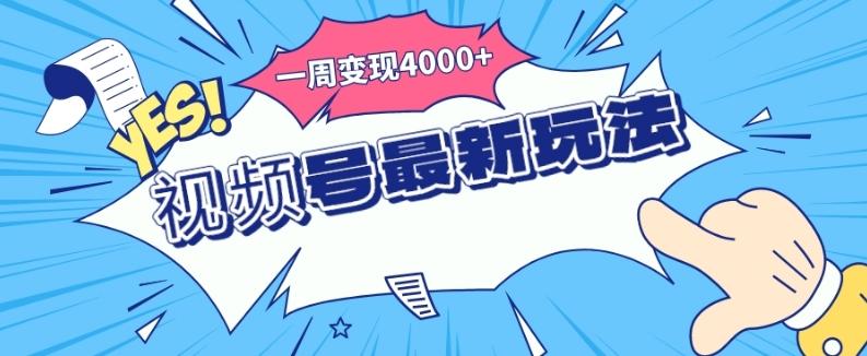 视频号最新玩法，几分钟一个作品，广告收益翻倍，一周变现4000+-皮皮网创