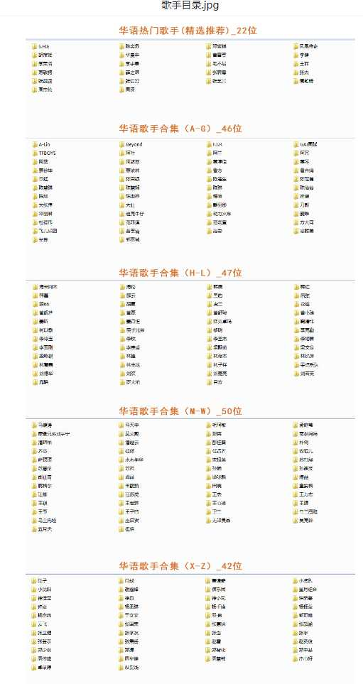 【音乐】歌手合集（100多位歌手合集）-皮皮网创