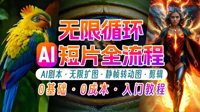 AI剪辑无限循环画面：新手轻松月入上万的秘技【揭秘】-皮皮网创