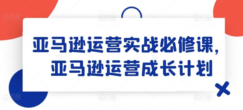 亚马逊运营实战必修课，亚马逊运营成长计划-皮皮网创