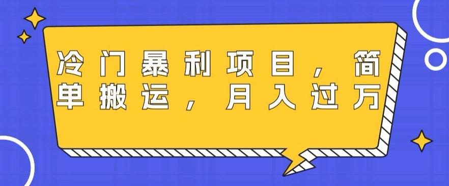 冷门暴利项目，母婴纪念品，简单搬运，月入过万-皮皮网创