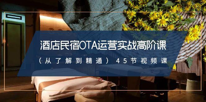 酒店民宿OTA运营实战高阶课(从了解到精通)45节视频课-皮皮网创