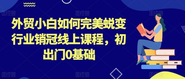 外贸小白如何完美蜕变行业销冠线上课程，初出门0基础-皮皮网创