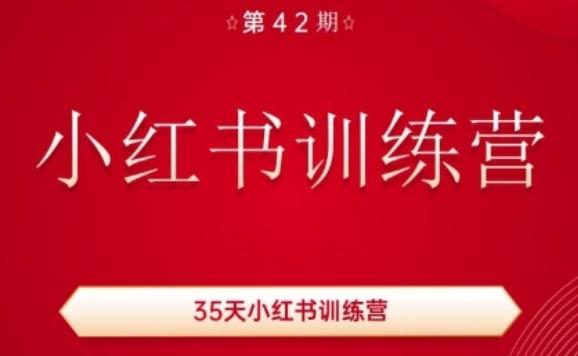 35天小红书训练营(42期)，用好小红书，做你喜欢又擅长的事，涨粉又赚钱-皮皮网创