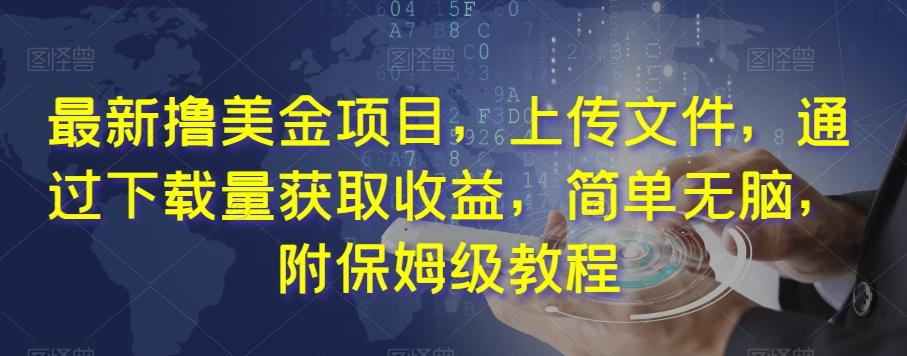 最新撸美金项目，上传文件，通过下载量获取收益，简单无脑，附保姆级教程【揭秘】-皮皮网创