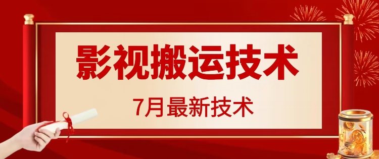7月29日最新影视搬运技术，各种破百万播放-皮皮网创