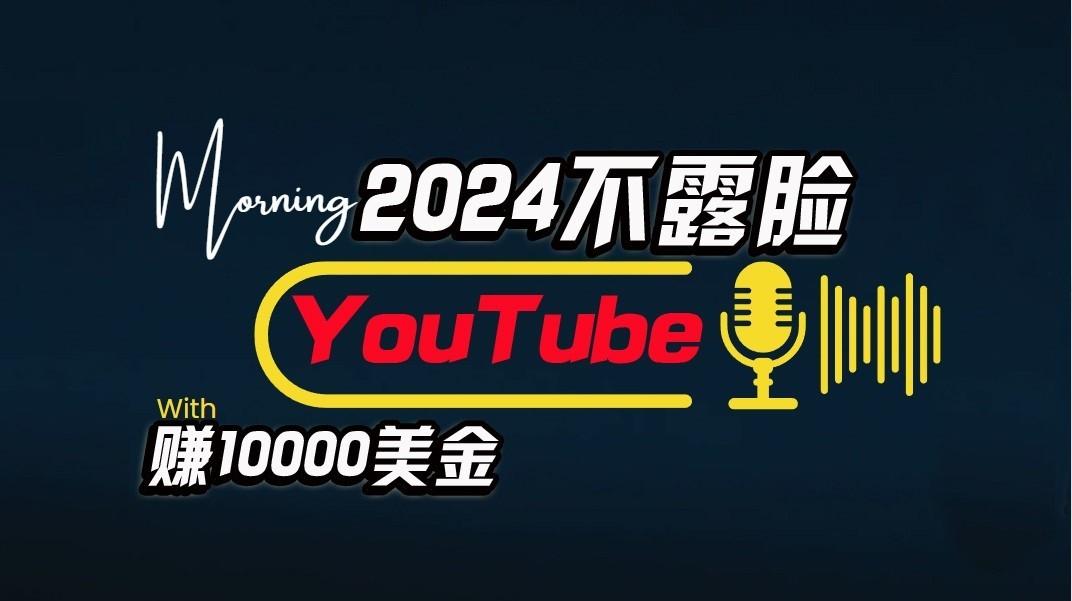 AI做不露脸YouTube赚$10000/月，傻瓜式操作，小白可做，简单粗暴-皮皮网创