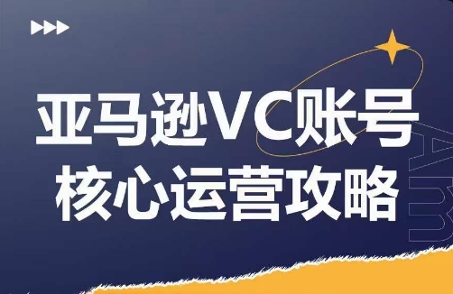 亚马逊VC账号核心玩法解析，实战经验拆解产品模块运营技巧，提升店铺GMV，有效提升运营利润-皮皮网创