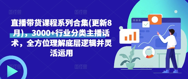 直播带货课程系列合集(更新8月)，3000+行业分类主播话术，全方位理解底层逻辑并灵活运用-皮皮网创