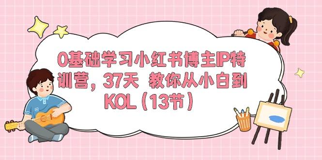 0基础学习小红书博主IP特训营，37天 教你从小白到KOL(13节-皮皮网创