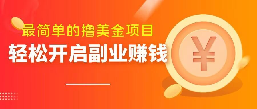 最简单无脑的撸美金项目，操作简单会打字就行，迅速上车【揭秘】-皮皮网创